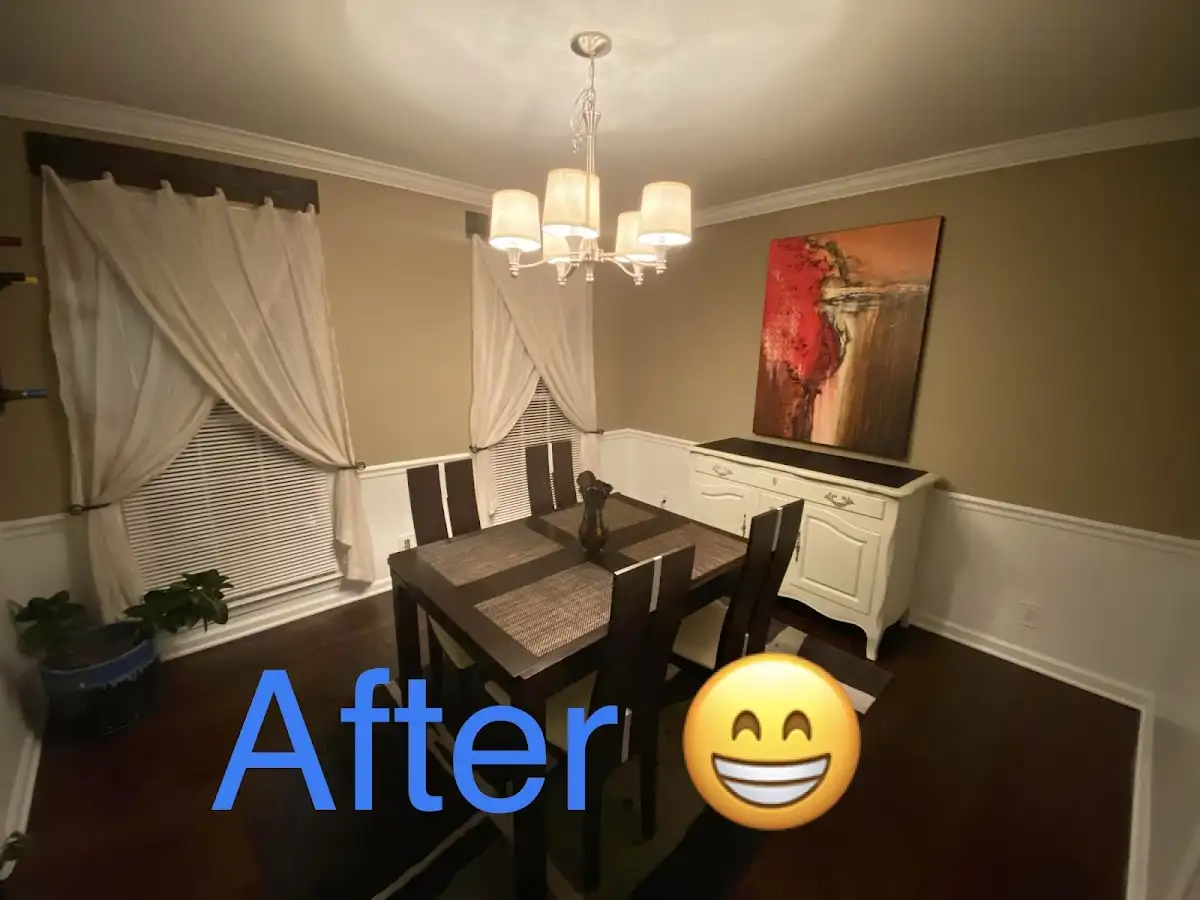 Professional dining room restoration after water damage in Rocky River