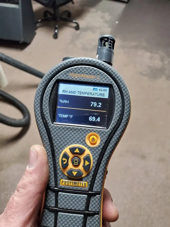 Moisture meter humidity assessment for Fire & Smoke Damage Restoration in Rocky River